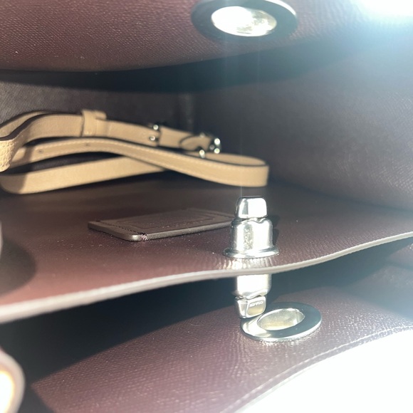 Coach Charlie bucket tote bag in taupe with silver hardware - Picture 10 of 10